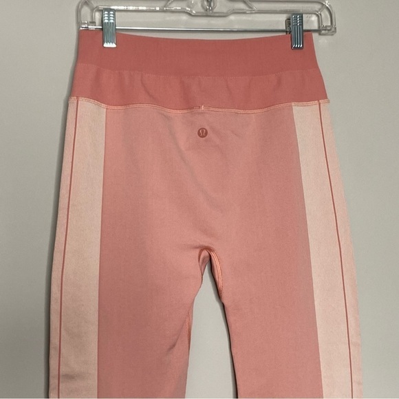 Lululemon Ebb to Train High Rise Tight Leggings in Copper Clay/Angel Wing, 8 - Picture 8 of 10